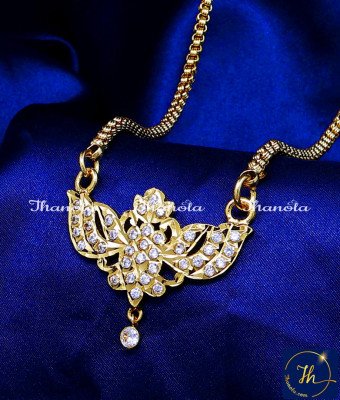 DLA1331 - Impon Jewellery Daily Wear Gold Chain with Pendant