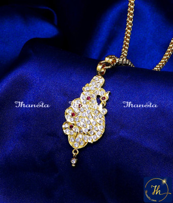 DLA1333 - Cute Small Peacock Design Daily Wear Dollar Chain Model