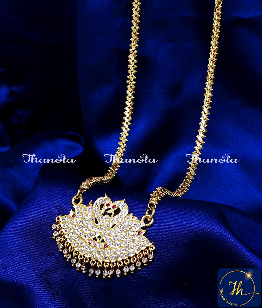 Premium Gold Finish with Guarantee Impon Swan Dollar Chain Impon chain with swan dollar