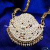 DLA1342 - Traditional Wear Panchaloha Impon Sangu Pendant Chain
