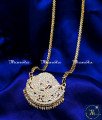 Traditional Wear Panchaloha Impon Sangu Pendant Chain gold valampuri sangu pendant
