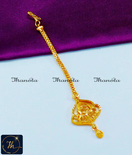 New Gold Design Imitation Maang Tikka Online Shopping papidi billa gold new models