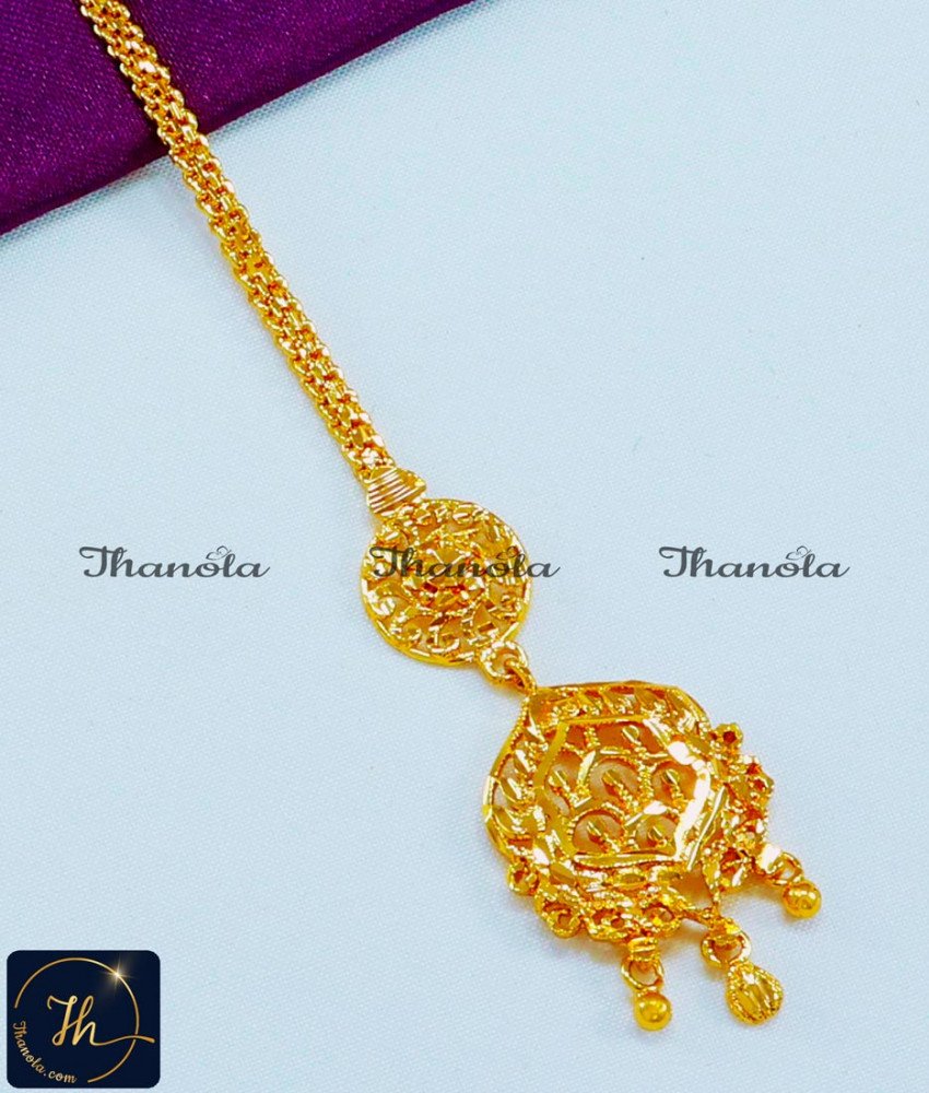 Bridal Wear Designer Maang Tikka Latest Design Gold maang tikka ki design