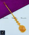 Latest Flower Model Gold Plated Nethichutti Designs maang tikka for bride gold