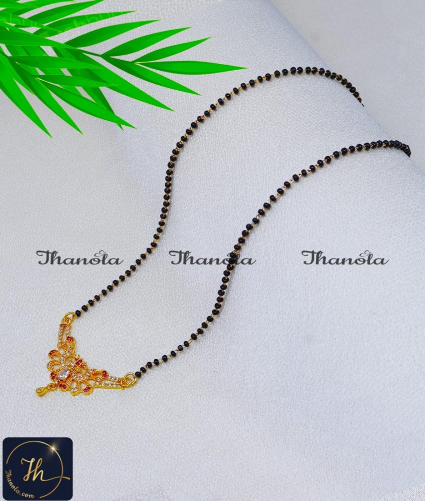 gold hindu mangalsutra design