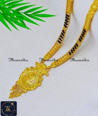 BBA1090 - 36 Long Forming Gold Modern Heavy Mangalsutra Design