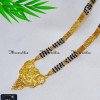 BBA1118 - 36 Long Traditional Long Yellow Gold Mangalsutra Design