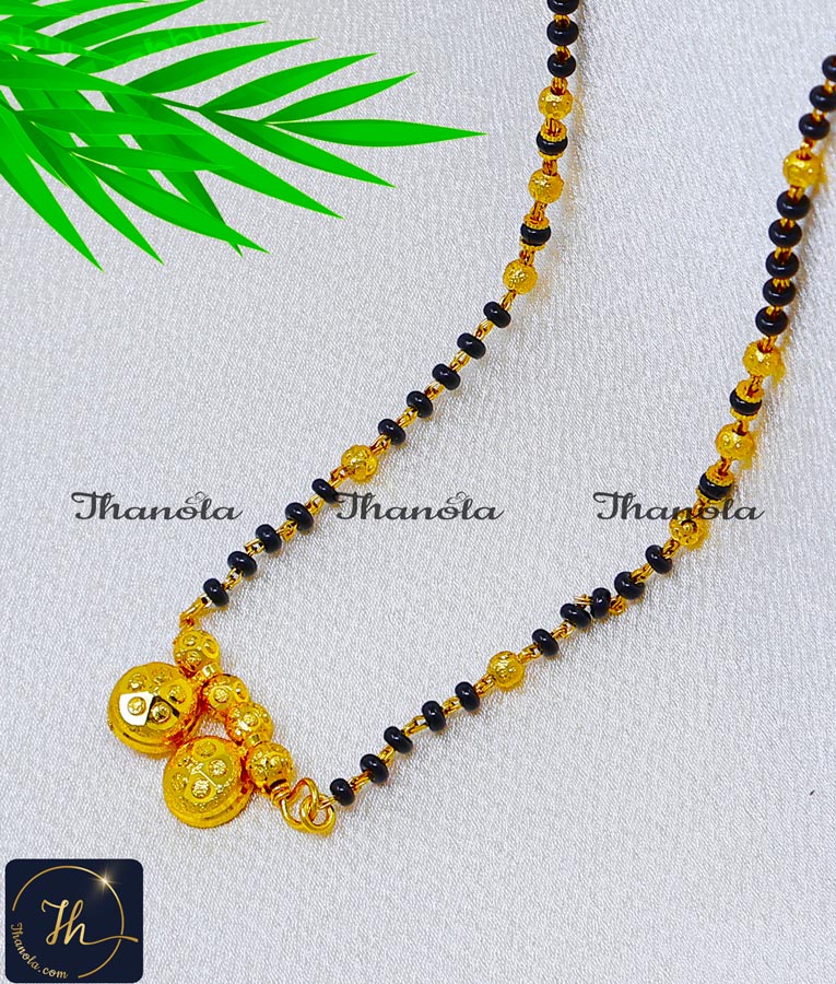 1 Gram Gold Daily Wear Small Vati Mangalsutra Designs 2 wati mangalsutra designs