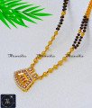 Artificial Gold Mangalsutra Design Diamond Pendant gold simple mini mangalsutra design