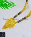 Forming Gold Hindu Wedding Long Mangalsutra Design new traditional long mangalsutra design