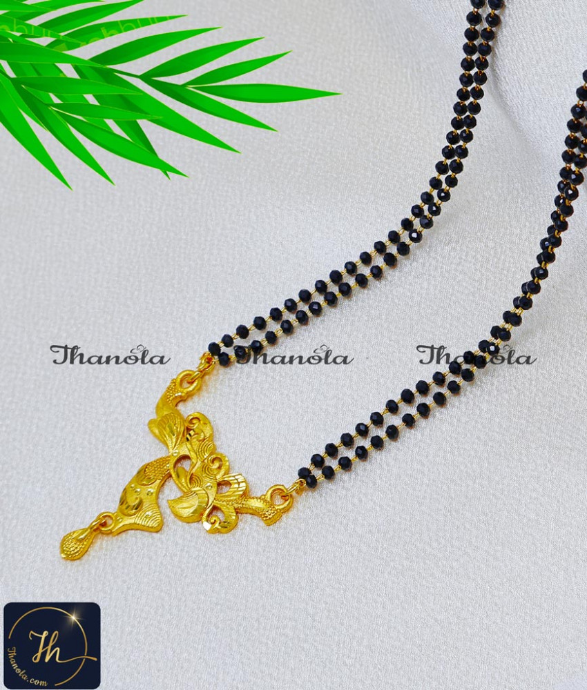 short modern mangalsutra design