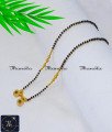 Unique Stone Pendant Short Wati Mangalsutra Designs Diamond mini mangalsutra design