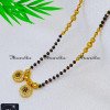 BBA1150 - Unique Stone Pendant Short Wati Mangalsutra Designs