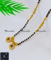 Unique Stone Pendant Short Wati Mangalsutra Designs Diamond mini mangalsutra design