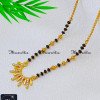 BBA1152 - Gorgeous Diamond Stone Short Modern Mangalsutra Design