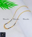 short diamond mangalsutra design