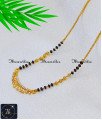 short diamond mangalsutra design