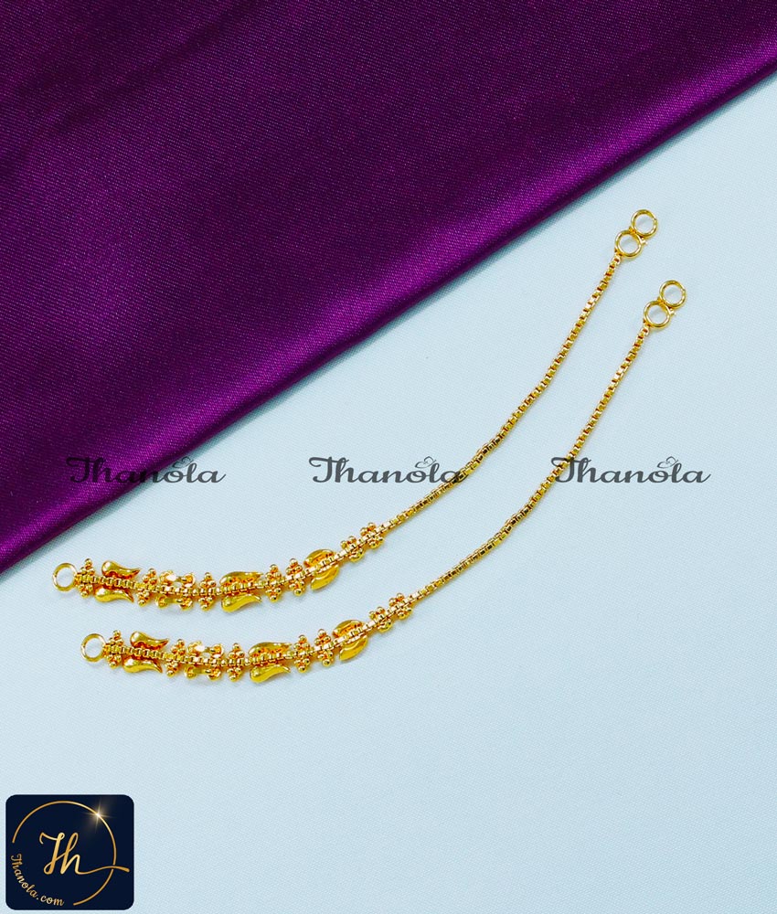ear side mattal designs in gold