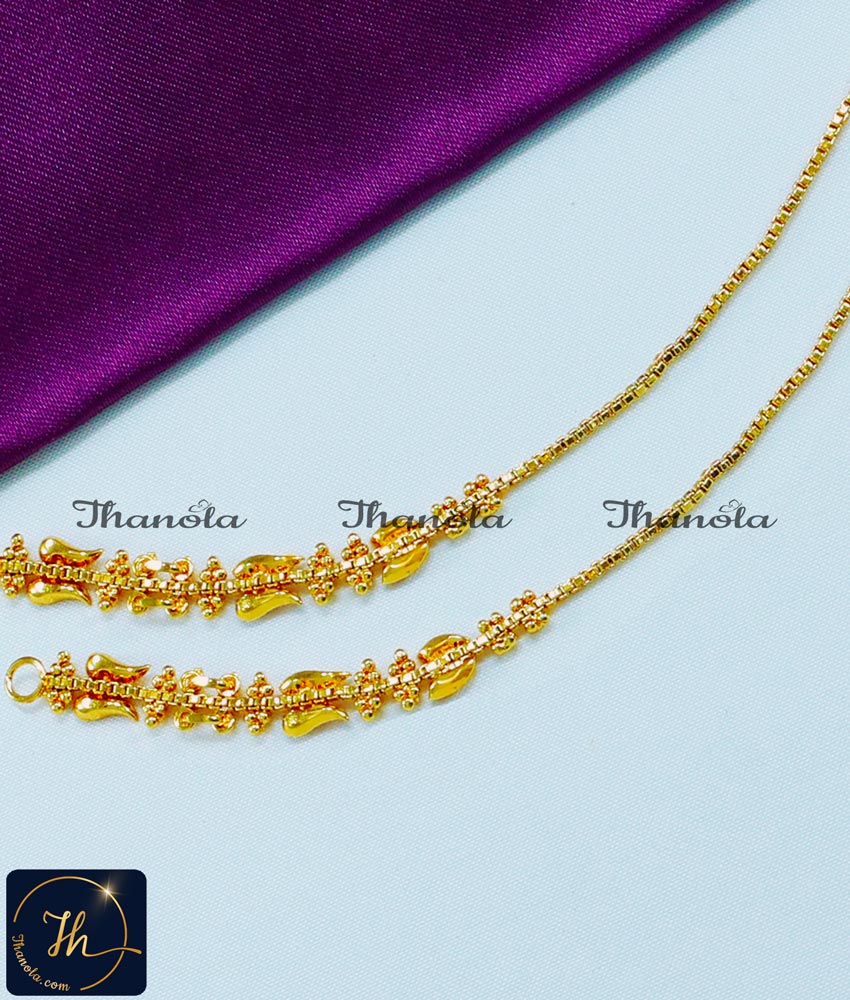 Wedding Ornaments Side Mattal Designs Gold Covering ear side mattal designs in gold