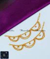 Bridal Wear Ear Chains Champaswaralu Side Mati Designs Ear chain gold kan chain design