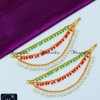 MTA1128 - Attractive Tri Colour Beads Champaswaralu Latest Designs