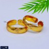 TRG1504 - Real Gold Pattern Impon Toe Rings Covering Metti Design