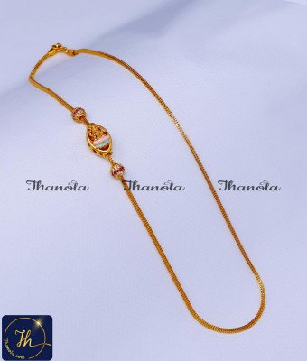 MCN1586 - New Model Lakshmi Mugappu Designs In Gold Pattern