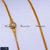 MCN1611 - Simple Gold Design Gold Plated Mugappu Chain Online