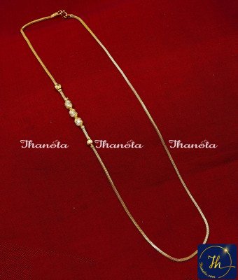 MCN1651 - Gold Covering Daily Wear Affordable Mugappu Chain India