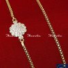 MCN1661 - Stunning Gold Flower Design Impon Mugappu Thali Chain