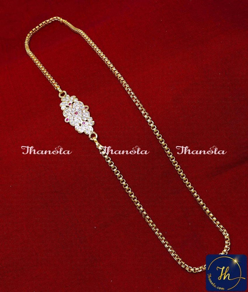 new model mugappu thali chain