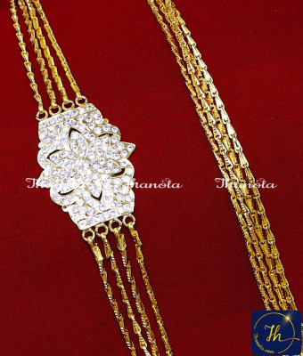 MCN1664 - South Indian Jewellery 4 Line Mugappu Chain for Women