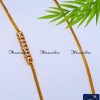 MCN1670 - Spiral Design 1 Gram Gold Thali Kodi Mugappu Chain