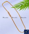 Spiral Design 1 Gram Gold Thali Kodi Mugappu Chain 1 gram gold thali kodi mugappu chain