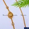 MCN1672 – Trendy Peacock Model Stone Mugappu Chain Latest Designs