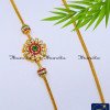 MCN1674 - 1 Gold Plated Flower Design Mugappu Thali Chain Online