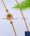 1 Gold Plated Flower Design Mugappu Thali Chain Online new model mugappu thali chain