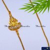 MCN1679 - 2 Gram Gold Forming Lakshmi Mugappu Thali Chain Design