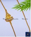 2 Gram Gold Forming Lakshmi Mugappu Thali Chain Design traditional mugappu designs