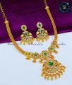 Unique Party Wear Uncut Diamond Stone Necklace Set necklace set for women