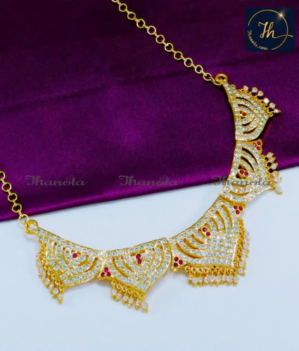 Gold Wedding Necklace Designs Impon Choker Online traditional gold choker designs