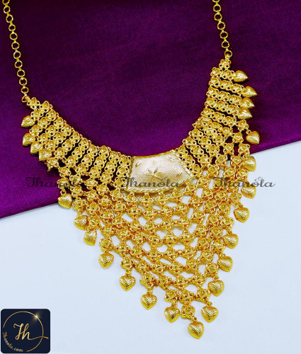 NLA1026 - Kerala Wedding Jewellery Kaliyoonjal Necklace Online
