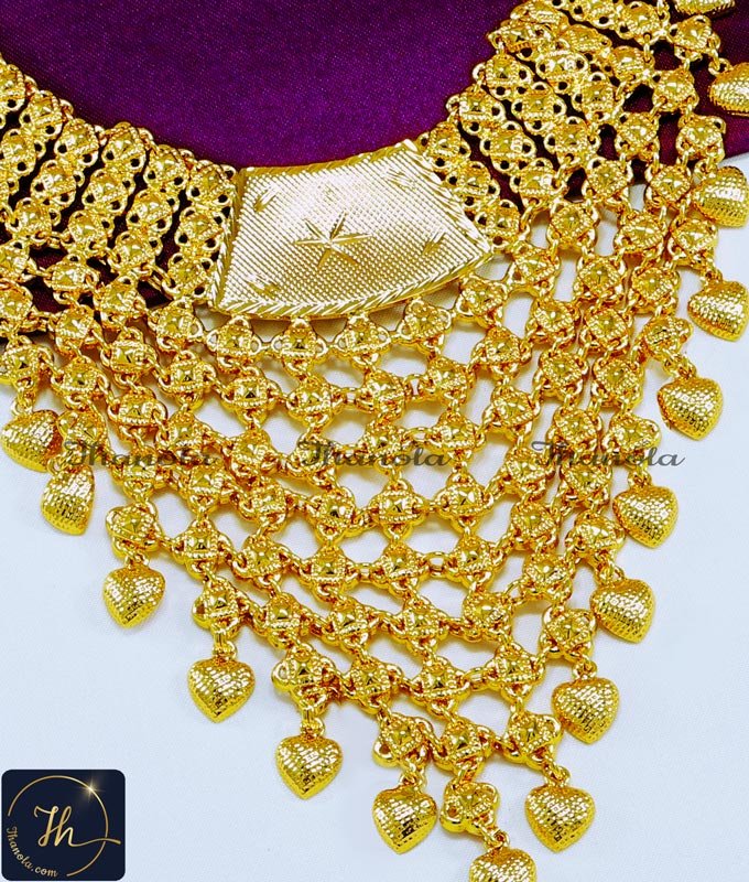Kerala Wedding Jewellery Kaliyoonjal Necklace Online kerala jewellery designs