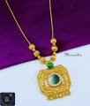 Latest Single Emerald Stone Palakka Necklace Designs palakka necklace meesho