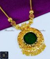 New Gold Look Ruby Stone Palakka Pendant Necklace palakka necklace