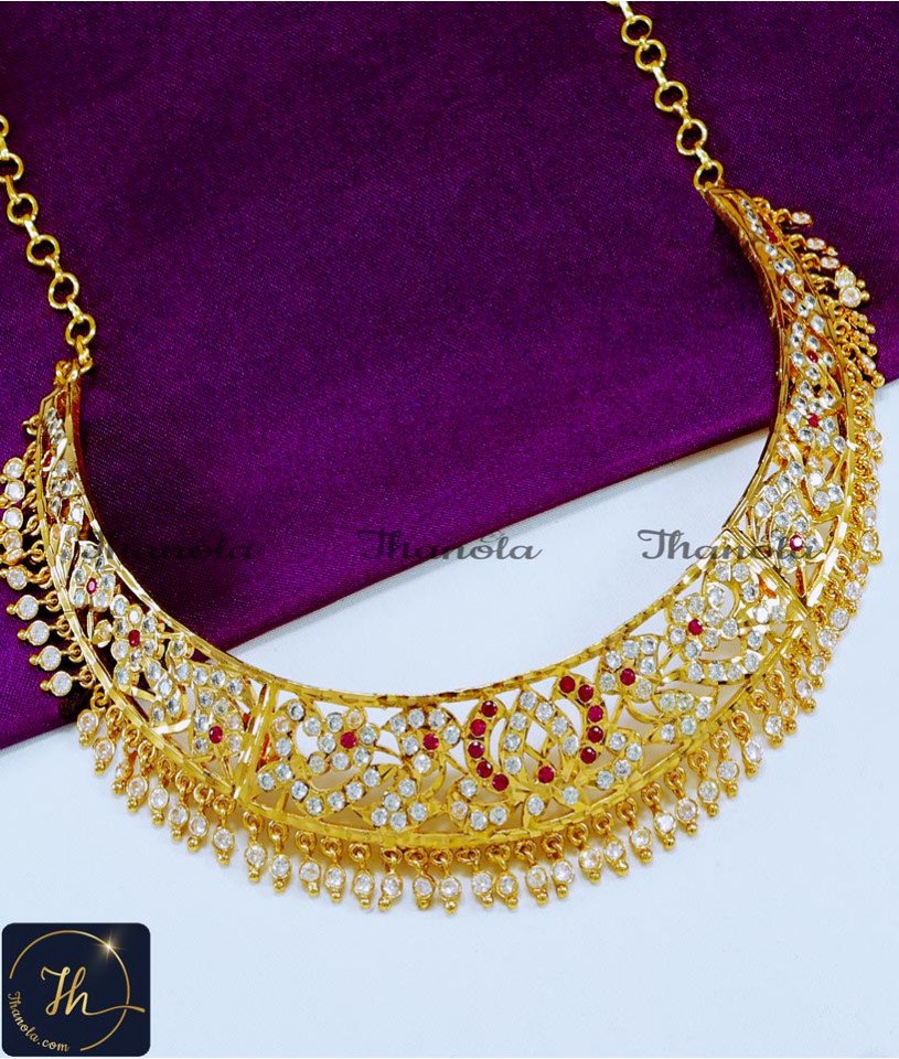 Best Quality Impon Choker Necklace Design For Wedding Impon choker necklace