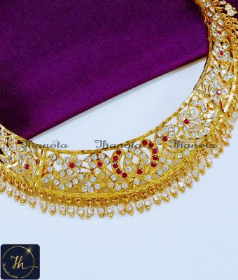 NLA1191 - Best Quality Impon Choker Necklace Design For Wedding