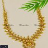 NLA1227 - Traditional Kerala Mango Necklace Gold Design Online