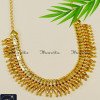 NLA1230 - Latest Gold Plated Lakshmi Kasu Necklace Designs