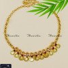 NLA1285 - Simple Light Weight Lakshmi Coin Necklace Designs